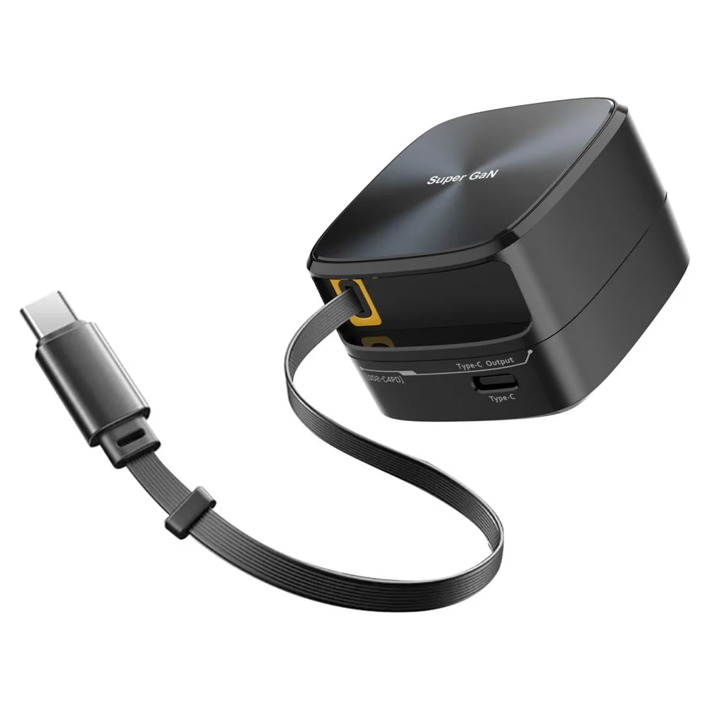 New 35W GaN Fast Charging Extension Cords Folding Storage Portable Type C For Huawei For iPhone 16 15 For Samsung Tablet Laptop - Image 7