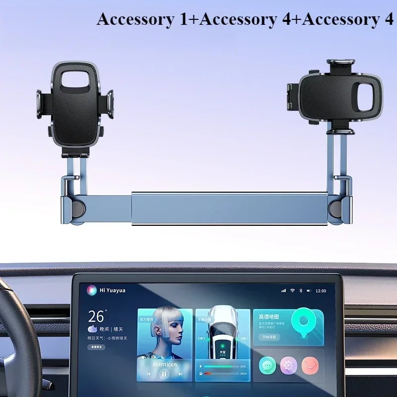Eary Dual-position Car Screen Phone Holder Metal Bracket 360° Adjustable Stand Fit for Tesla Model 3 Y Highland Car Accessories - Image 11