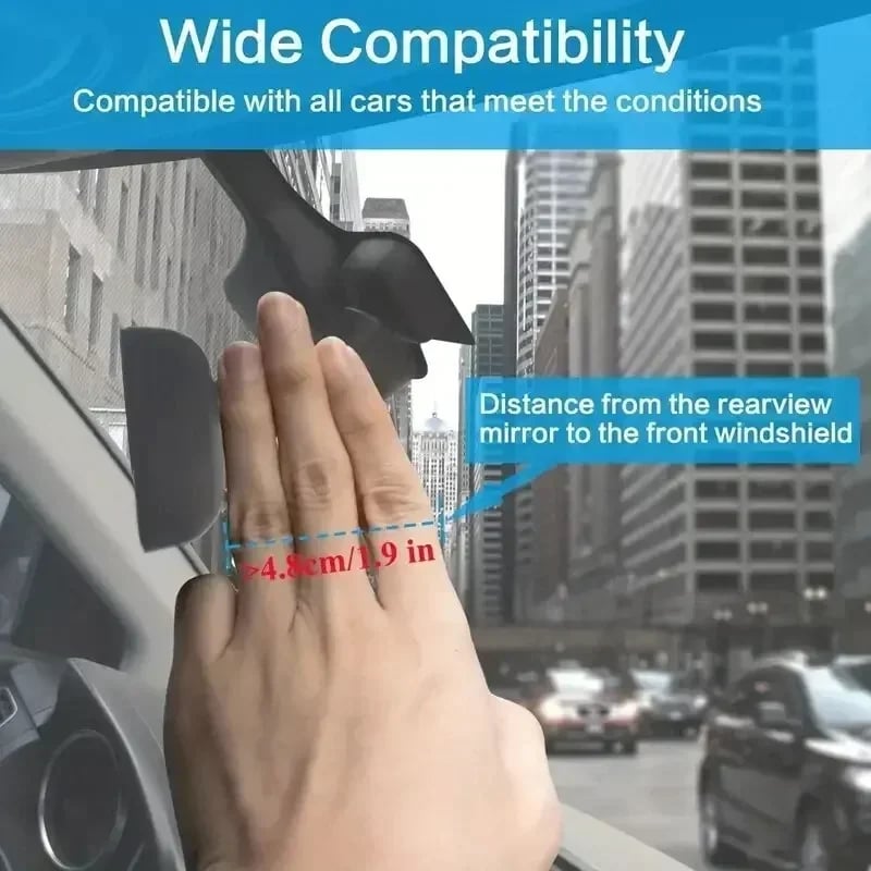 Rearview Mirror Phone Holder for Car, 360° Rotating Rear View Mount  Multifunctional GPS Universal Car All Smartphones - Image 5
