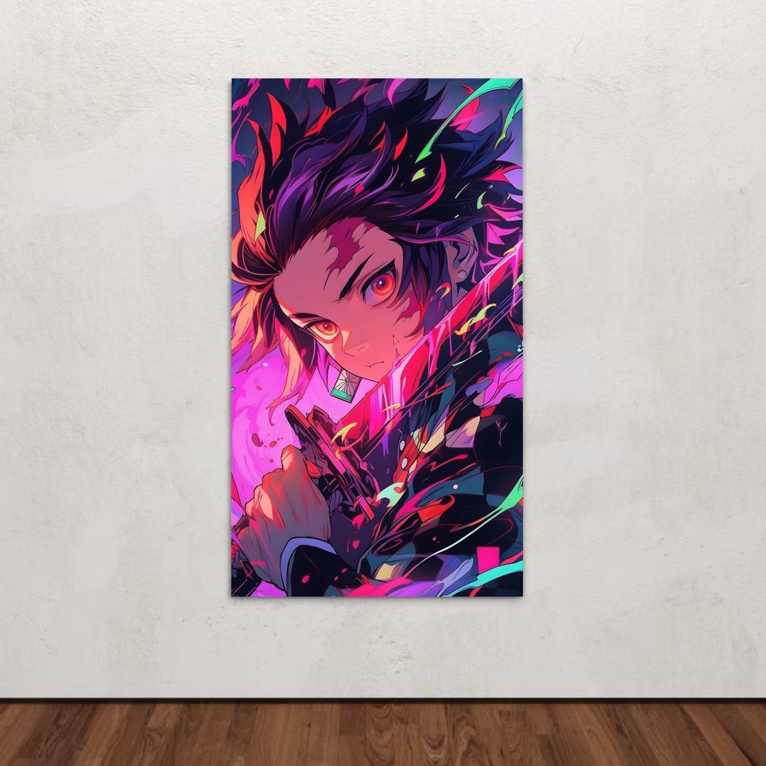 لوحه جداريه انمي بتصميم عصري - صورة 1