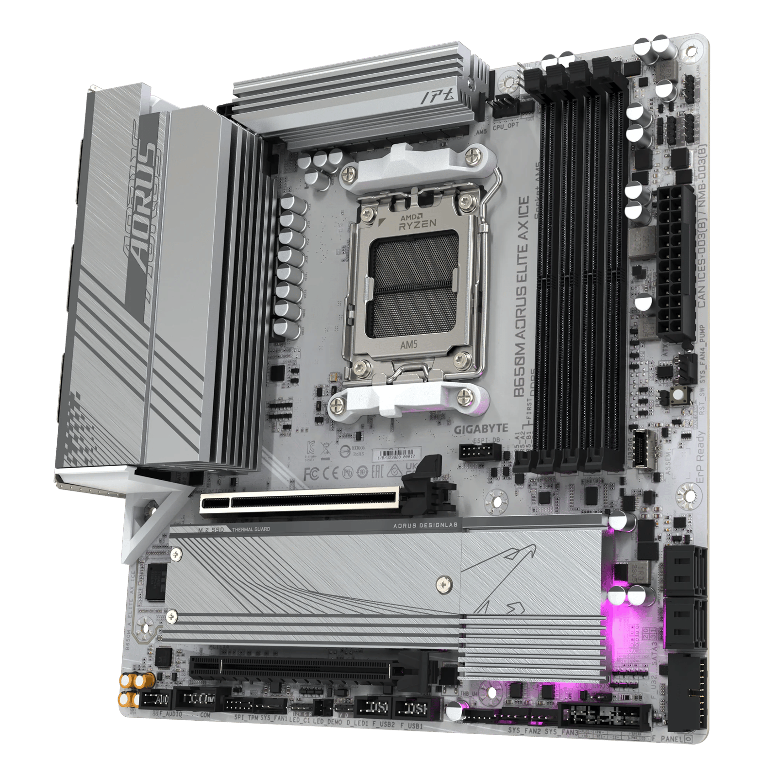GIGABYTE B650M AORUS ELITE AX ICE - صورة 2