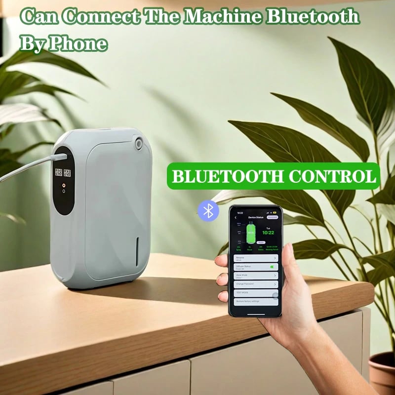 ناشر العطور الذكي (Smart Scent Diffuser) - تغطية حتى 200م³ وتحكم كامل عبر البلوتوث - صورة 6
