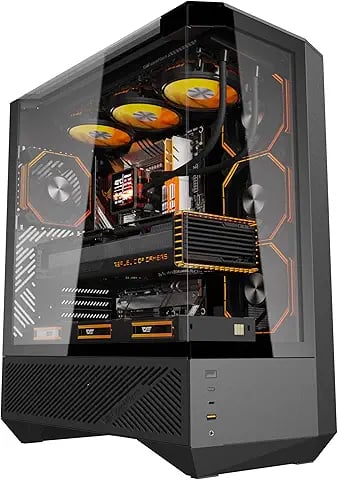 DARKFLASH DY460 4FAN صندوق كمبيوتر - صورة 1