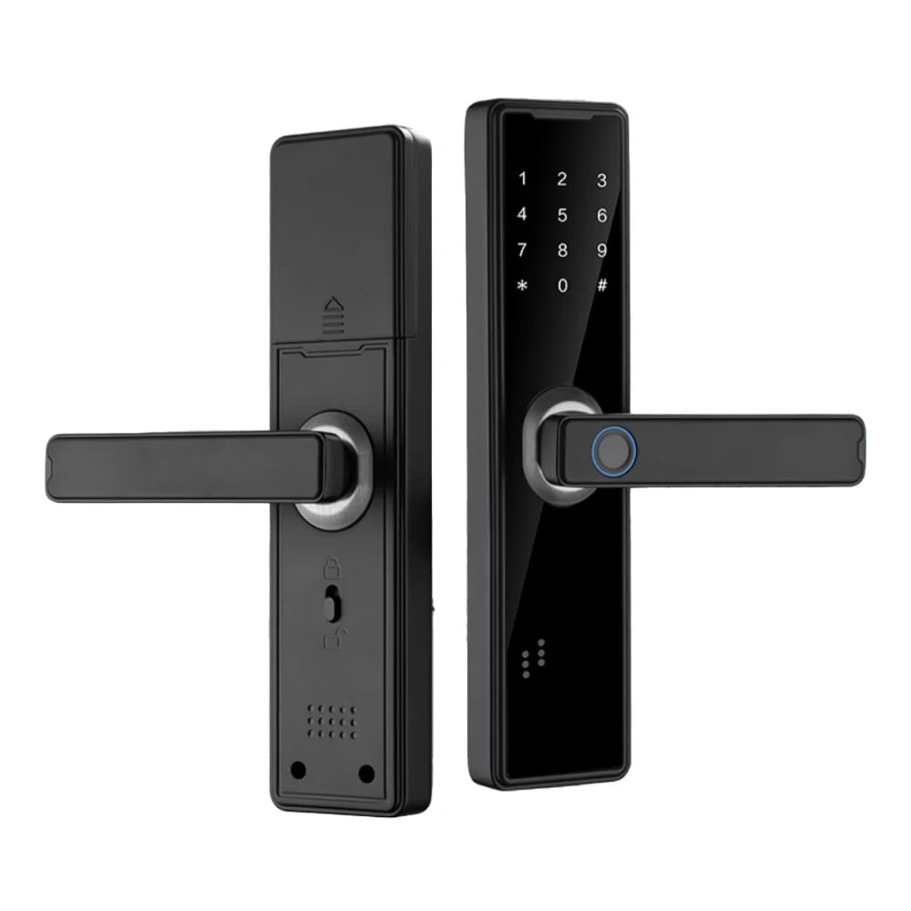 قفل الباب الذكي K7 Pro+ بنظام Tuya - بصمة إصبع بيومترية واتصال بلوتوث - صورة 2