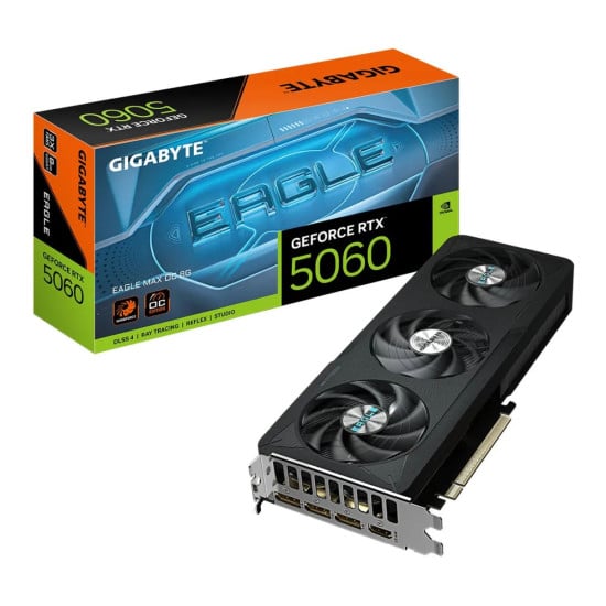 GIGABYTE RTX 5060 EAGLE MAX (3X - 8GB - OC ) كرت - صورة 1