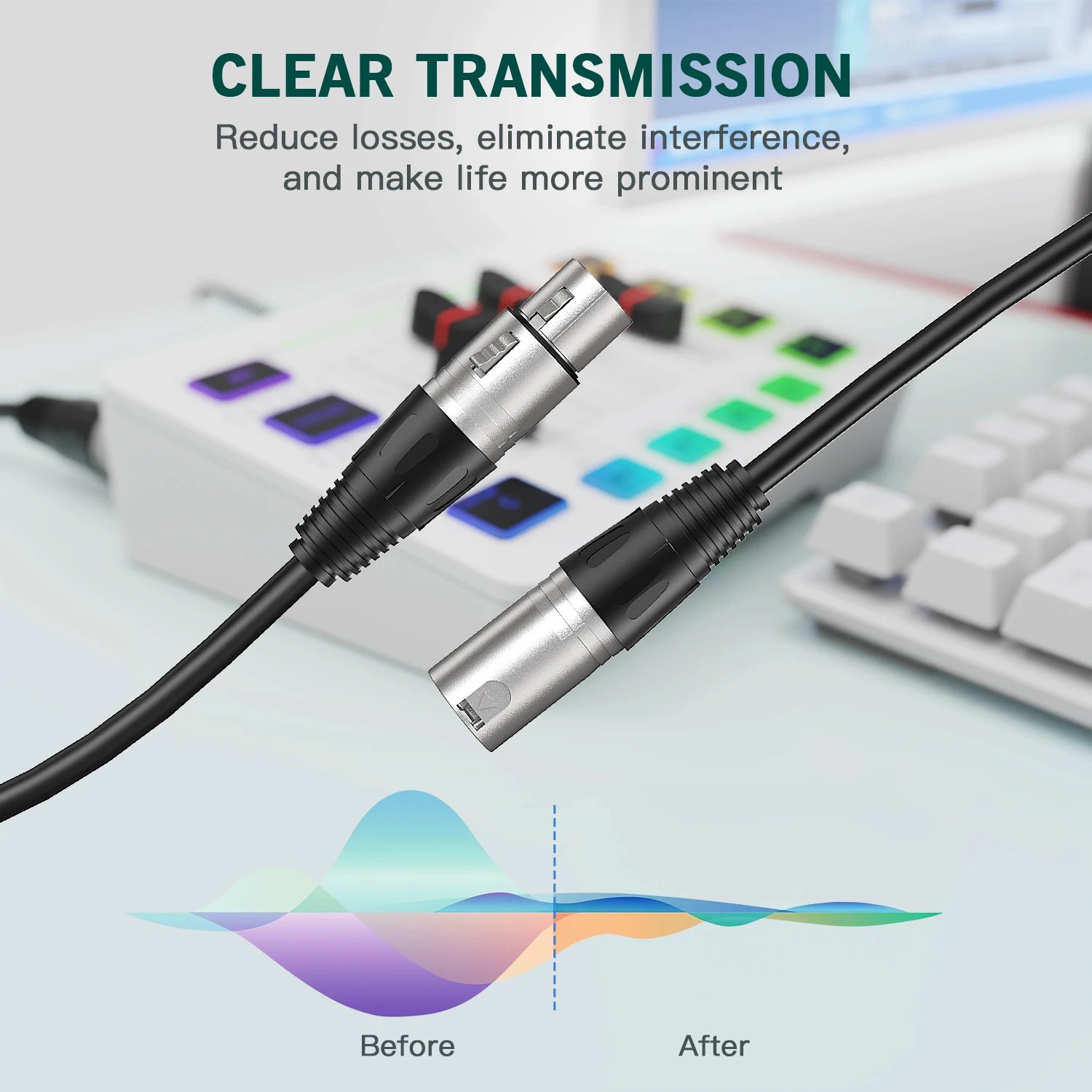 FIFINE L9 XLR Cable 3M - صورة 2