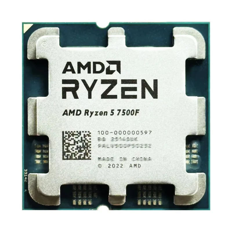 معالج AMD Ryzen 5 7500F 6-Core 12-Thread AM5 - صورة 1