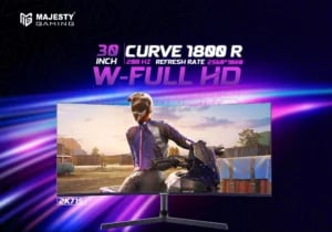 شاشة ألعاب قيمنق ماجيستي 30 بوصة منحنية 1500R WFHD، 200Hz، 1ms، HDR، G-SYNC & FreeSync - صورة 3