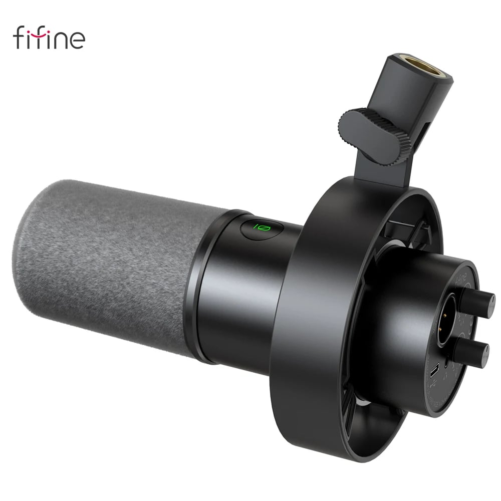 ميكروفون FIFINE K688 ديناميكي USB/XLR مع منفذ سماعة - صورة 7