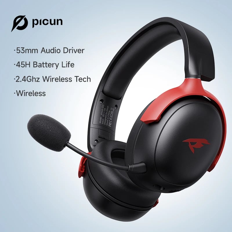 Picun G3 – سماعة ألعاب لاسلكية ثلاثية الاتصال - صورة 4
