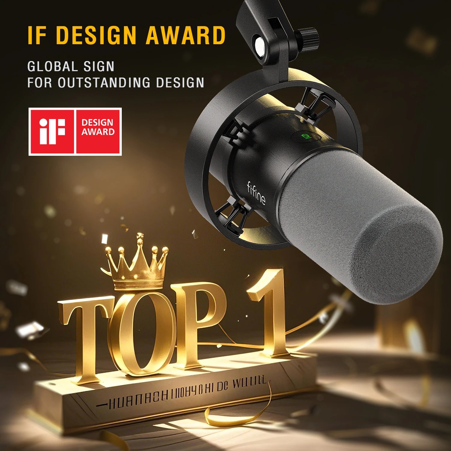 ميكروفون FIFINE K688 ديناميكي USB/XLR مع منفذ سماعة - صورة 2