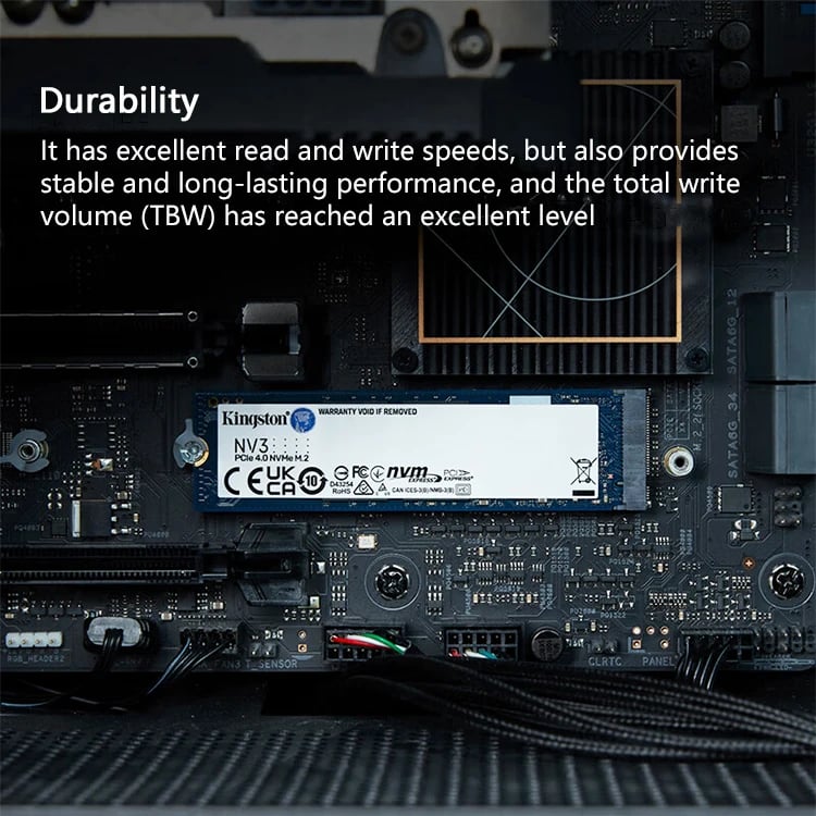 Kingston NV3 M.2 2280 NVMe SSD PCIe 4.0 - صورة 2