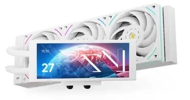 TROFEO Vision 360 – مبرد مائي 360 مم بشاشة LCD مقاس 6.86 بوصة - صورة 2