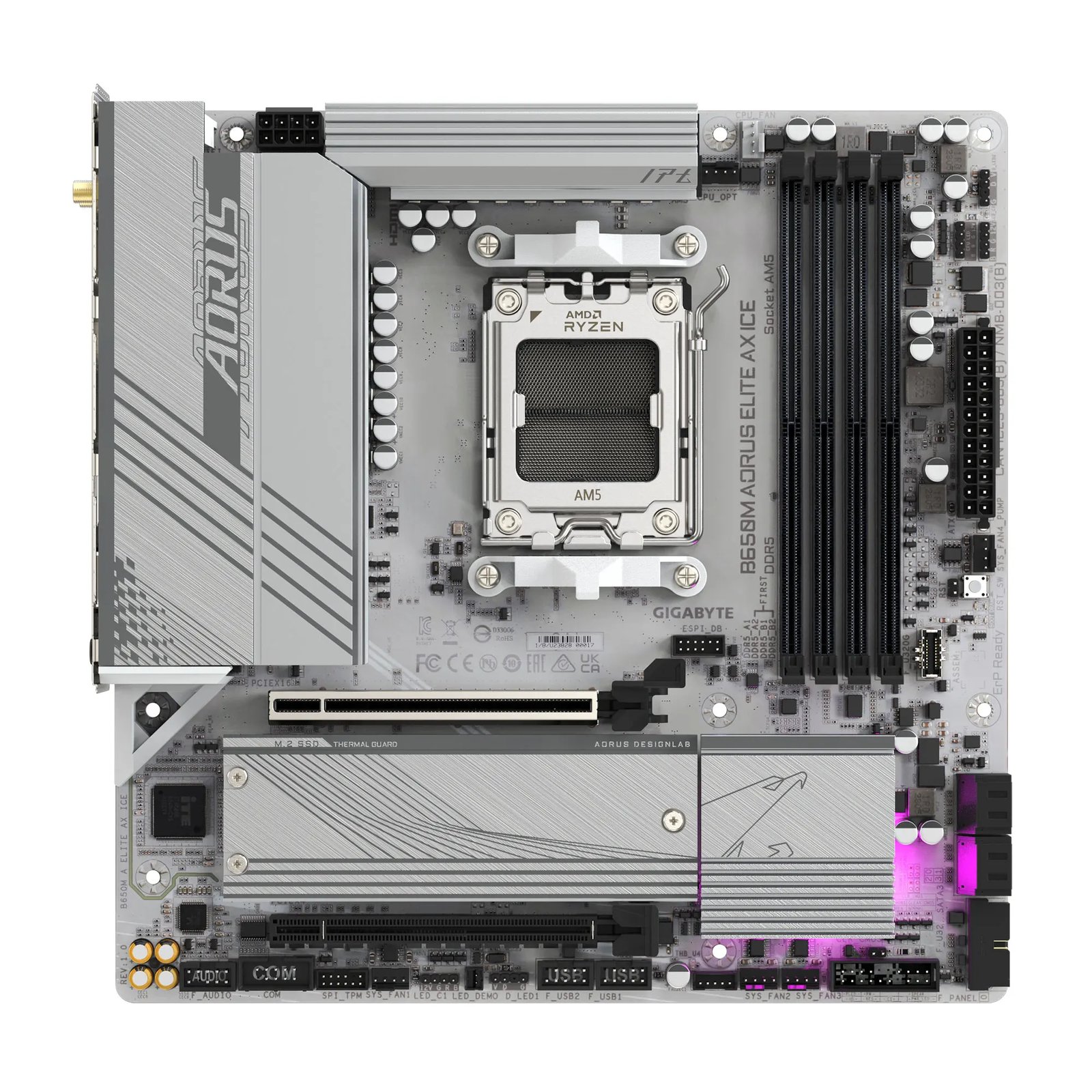 GIGABYTE B650M AORUS ELITE AX ICE - صورة 5