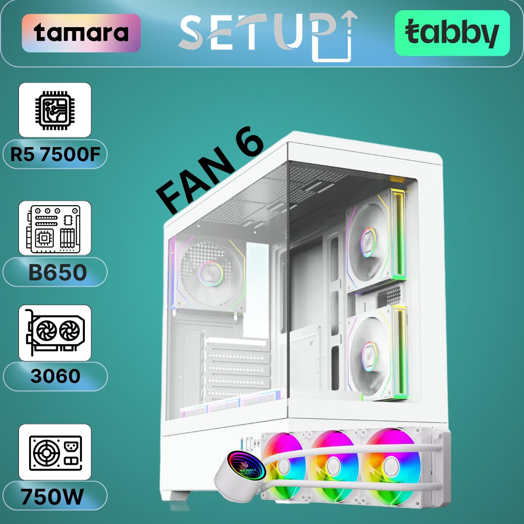 PC Gaming Ryzen 5 7500F + RTX 3060 12GB | DDR5 - صورة 2