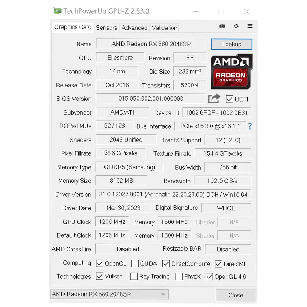 SOYO RX 580 8GB – كرت شاشة للألعاب - صورة 3