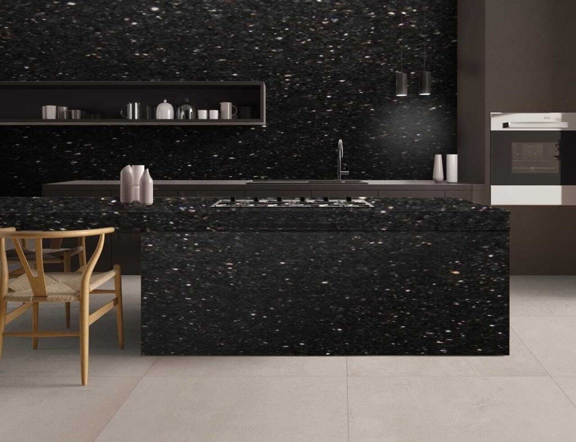 Granite Black Galaxy in Different Texture - Image 3