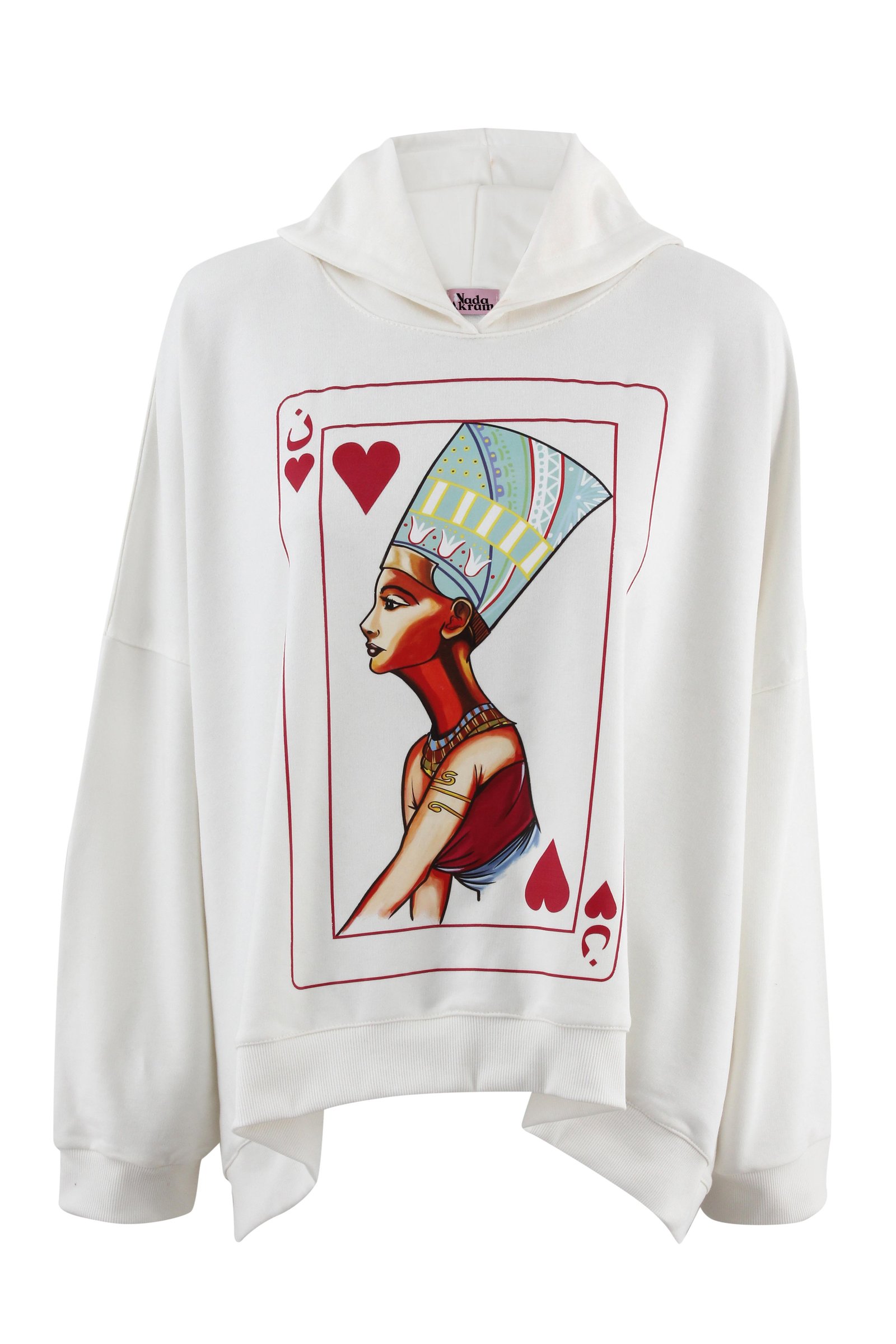 Nefrtiti Card Sweatshirt - Image 1