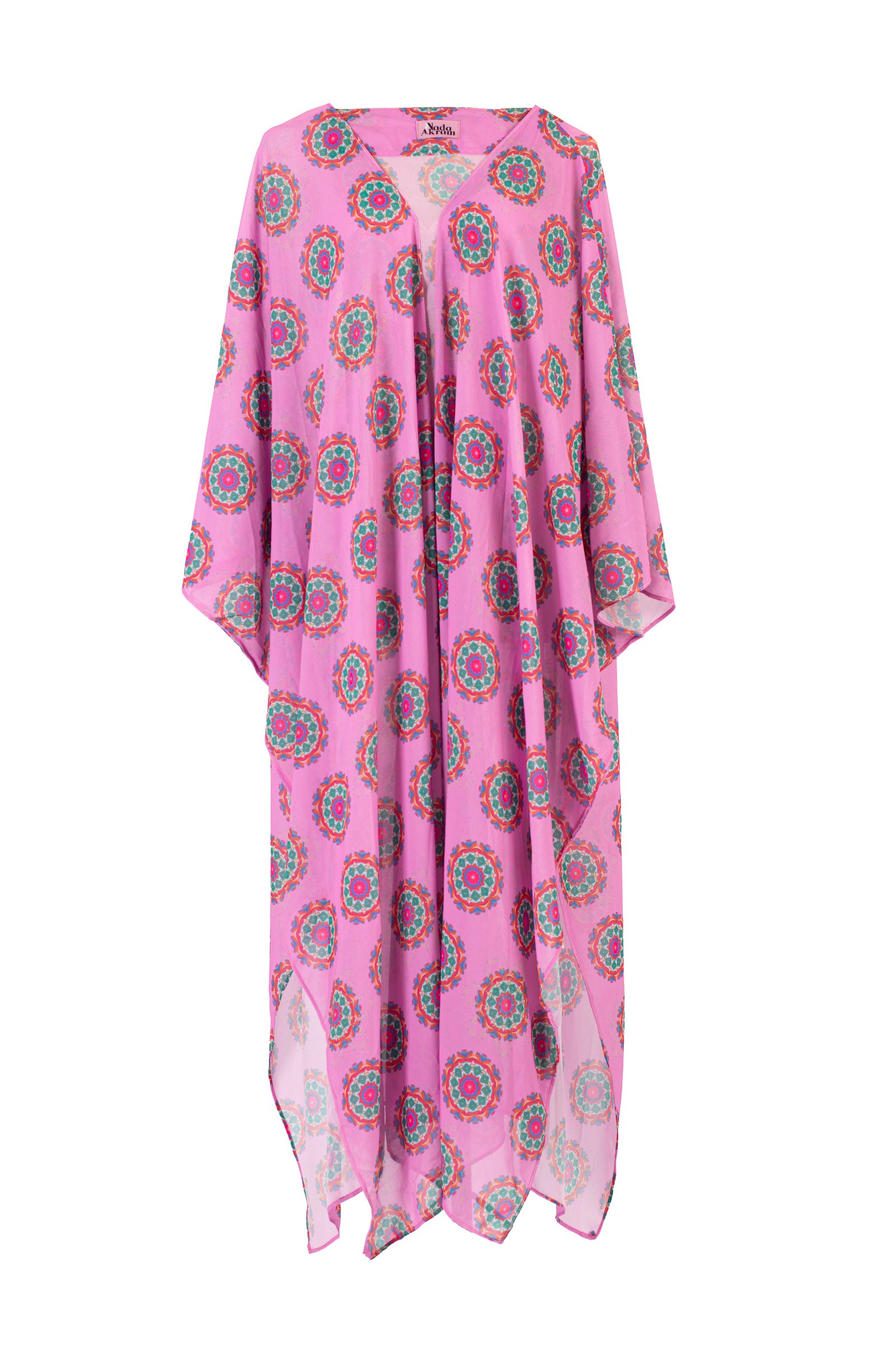 Pink Ornament Kimono - صورة 1