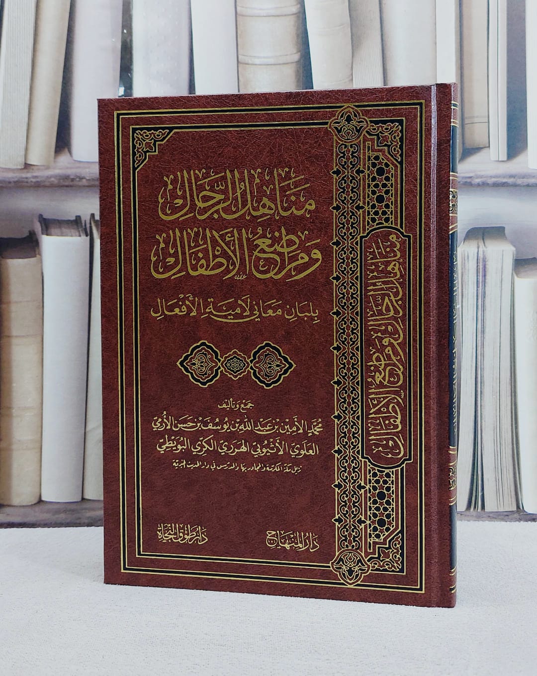 مناهل الرجال ومراضع الاطفال بلبان معاني لامية الافعال / تأليف محمد الامين بن عبد الله بن يوسف بن حسن الارمي الاثيوبي الهرري - صورة 1