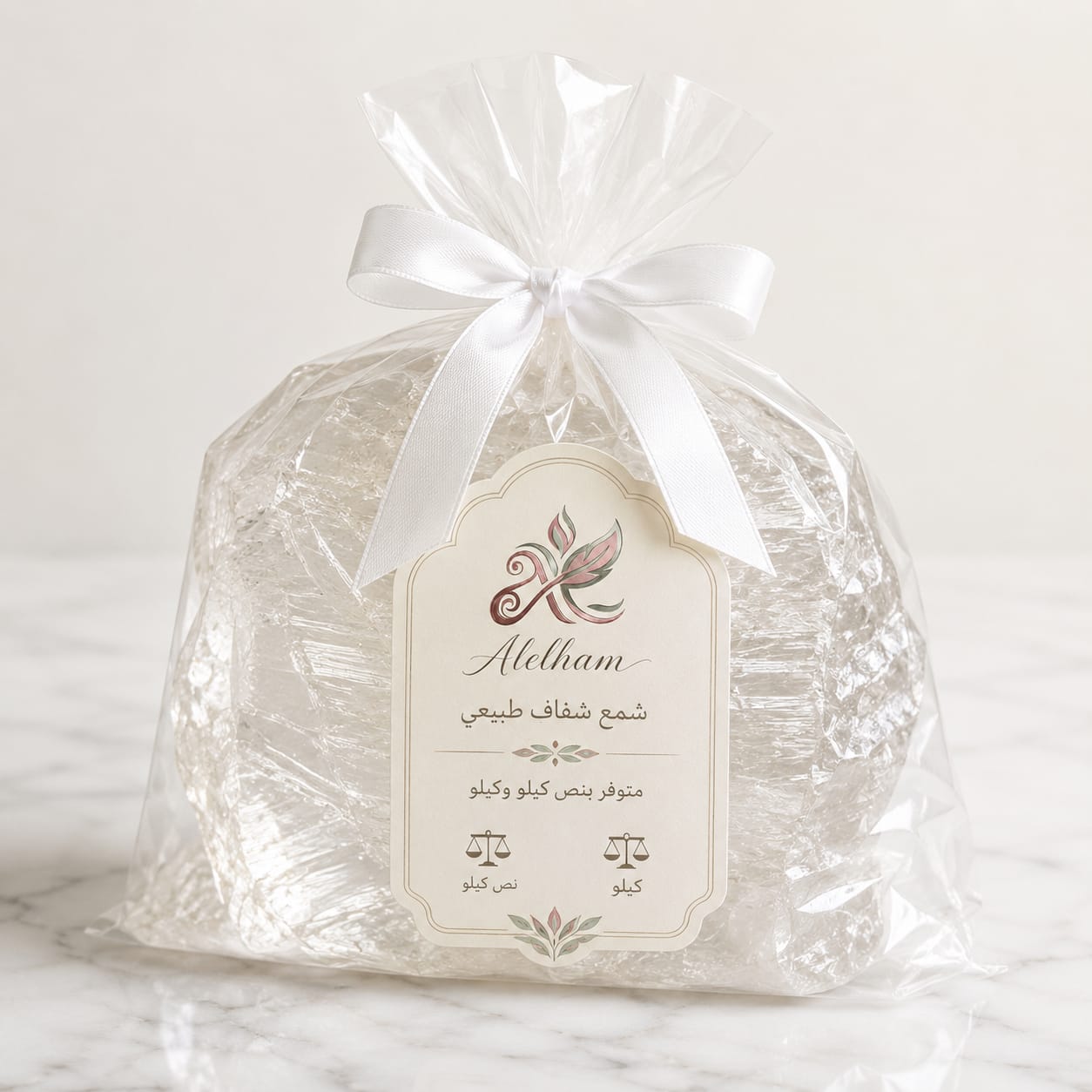 Raw transparent candle wax - Image 2