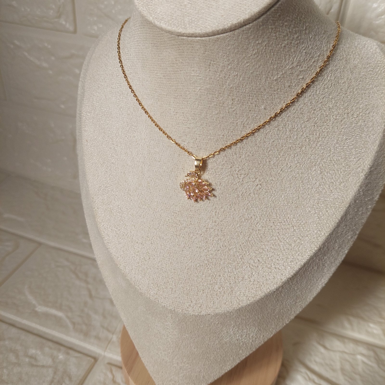 Pink Swan Necklace - Image 2