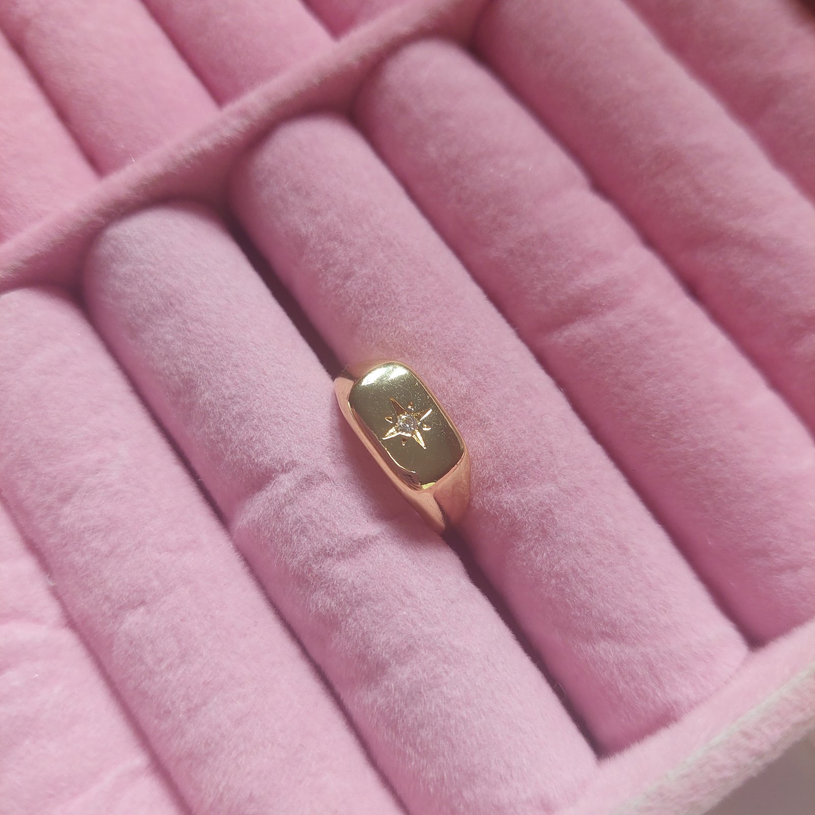 Crystal Pinky Ring - Image 1