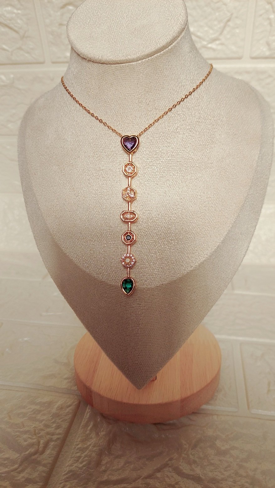 Heart Drop Necklace - Image 2