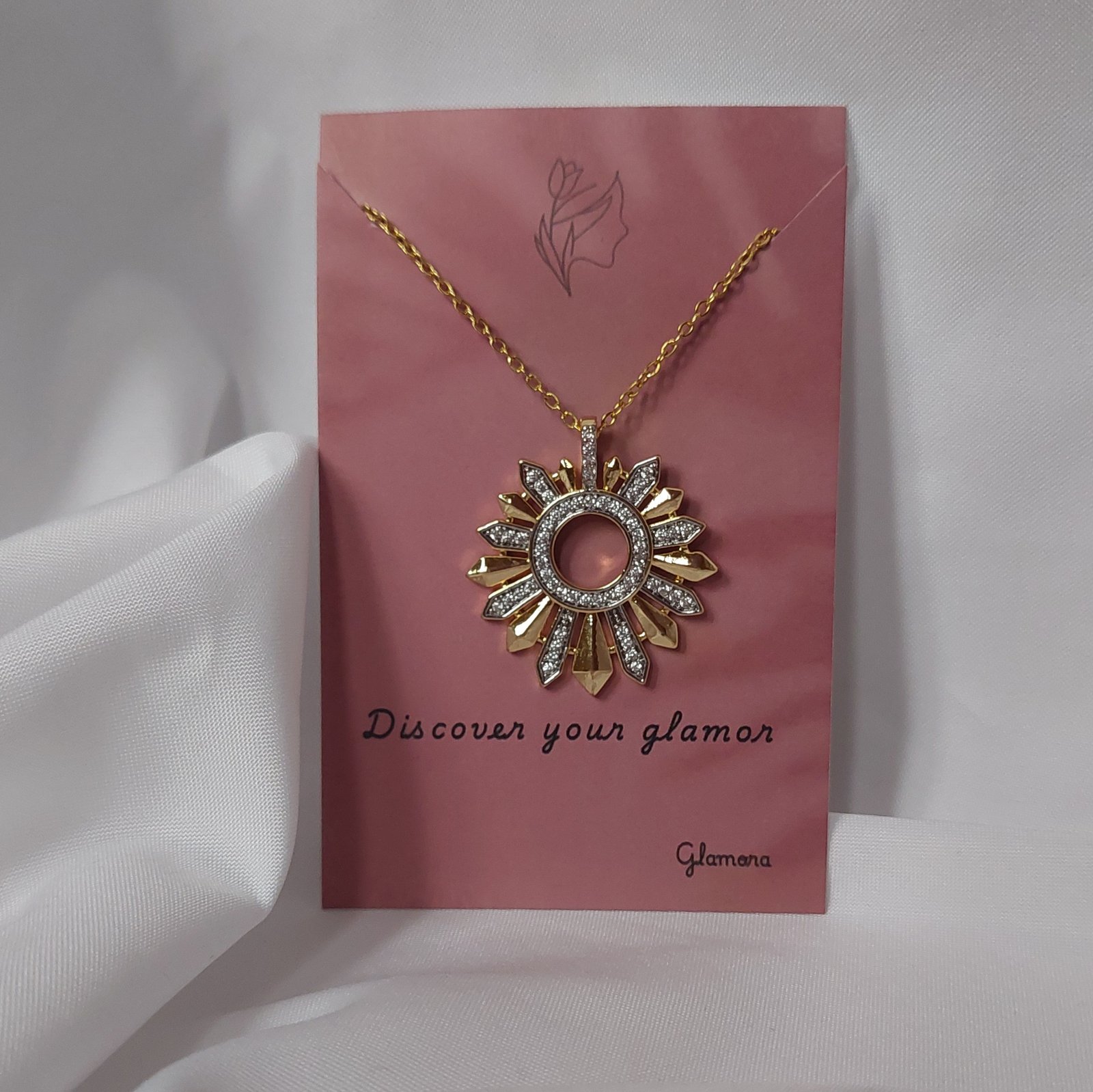 Golden Sun Necklace - Image 1