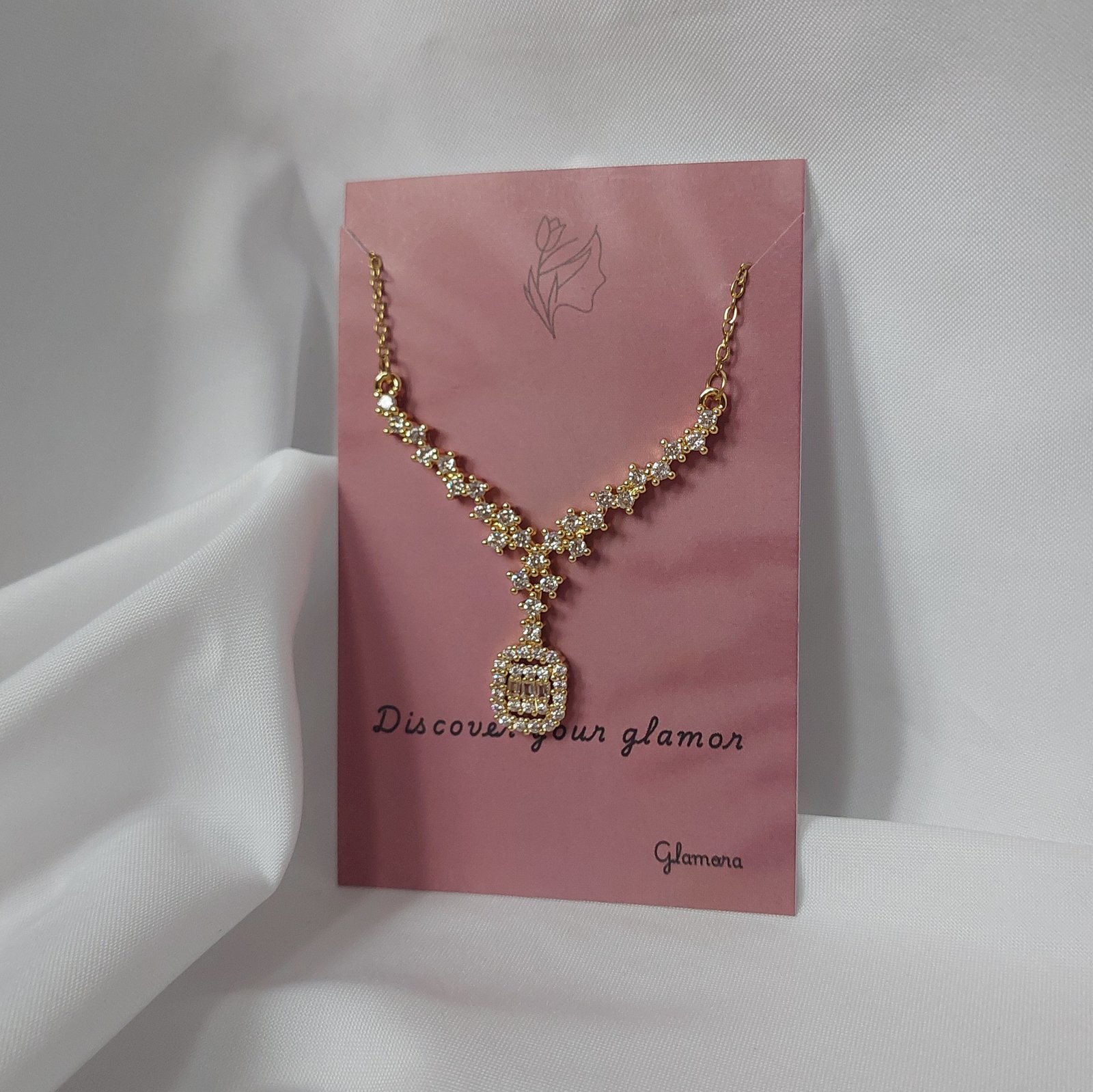 Square Necklace - Image 1