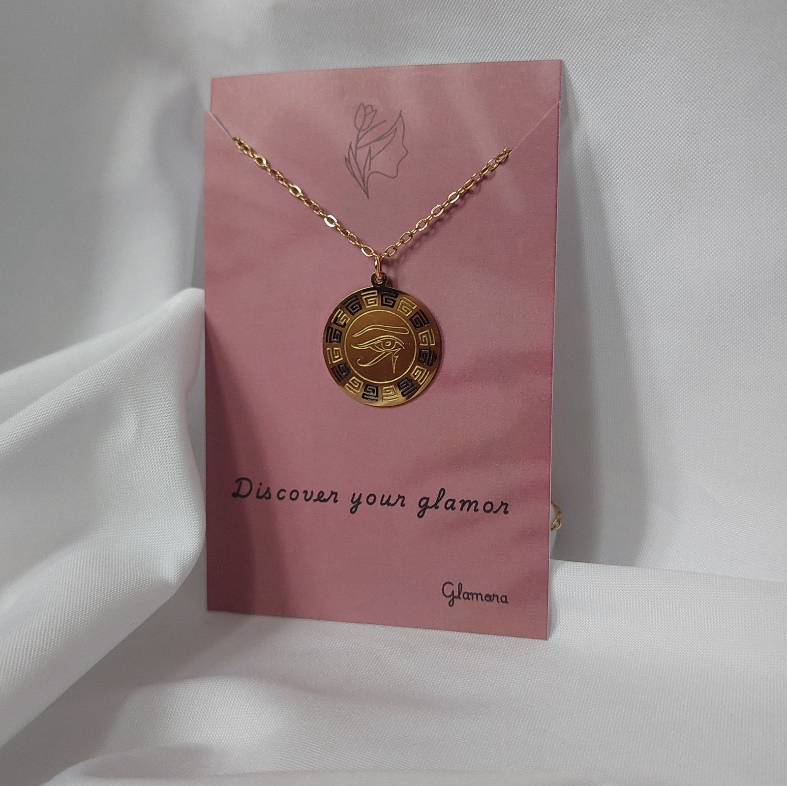 Horus Circle Necklace - صورة 1