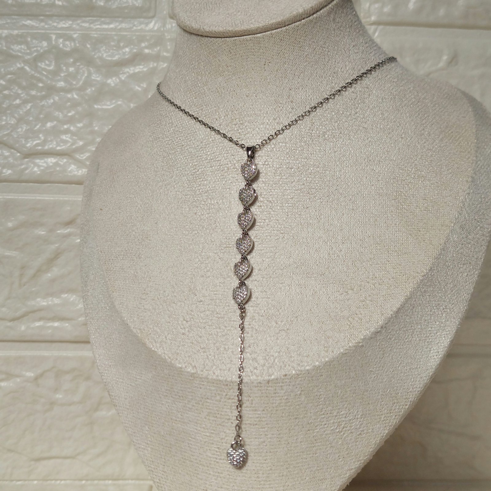 Heart Drop Necklace - Image 2