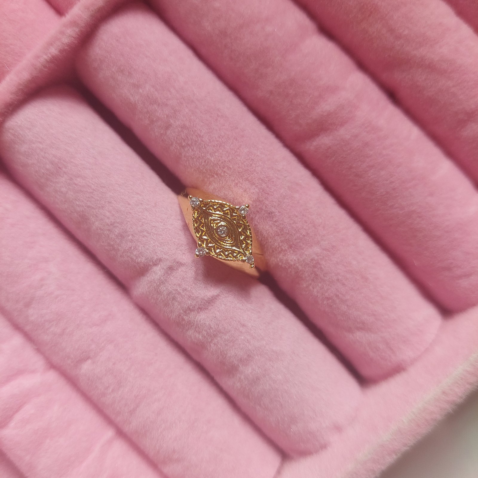 Evil Eye Pinky Ring - Image 1