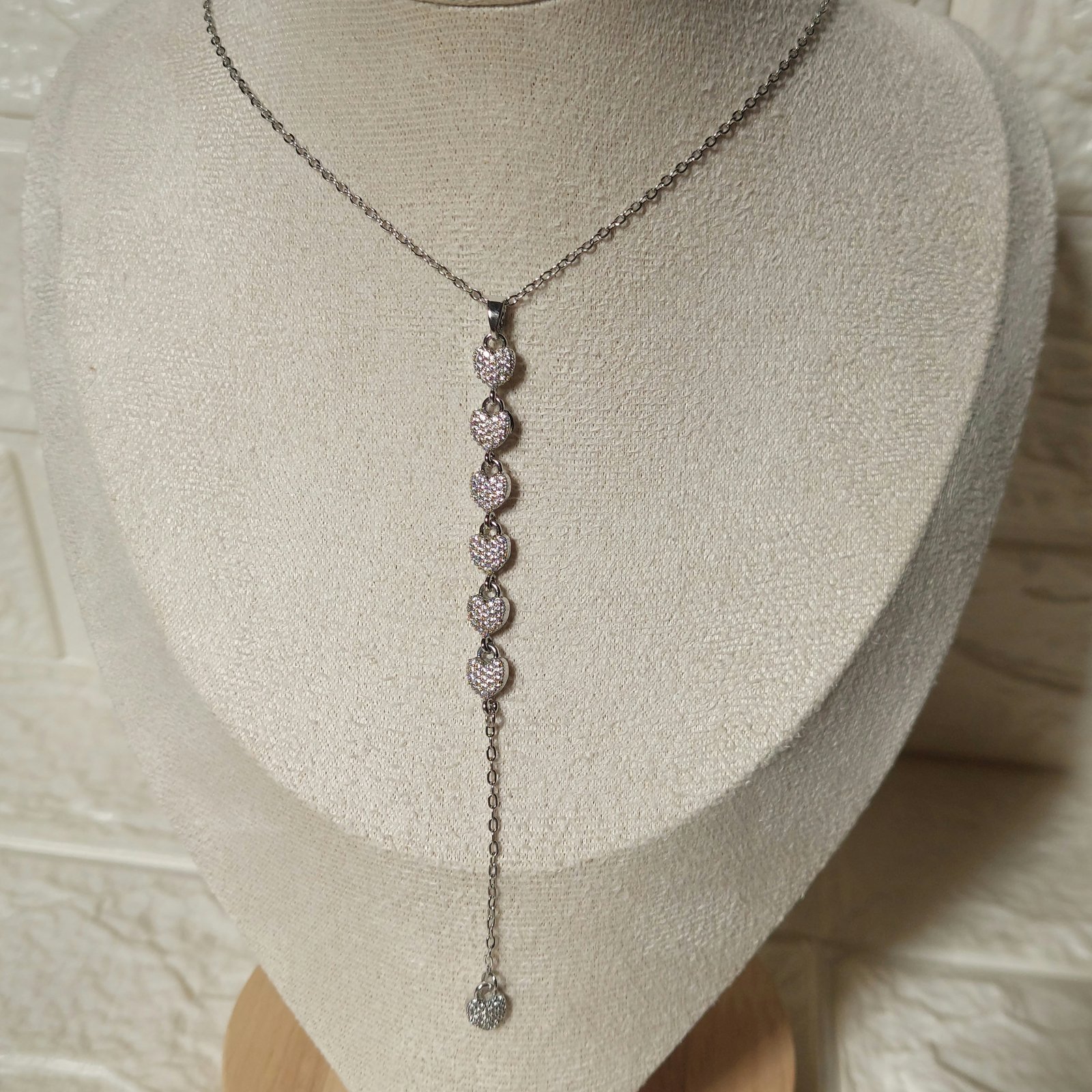 Heart Drop Necklace - Image 1