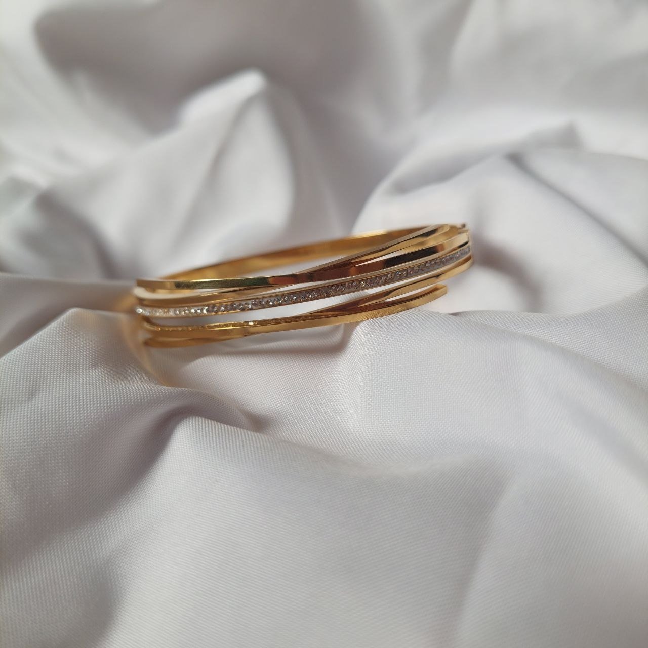 Crystal X Bangle - Image 1