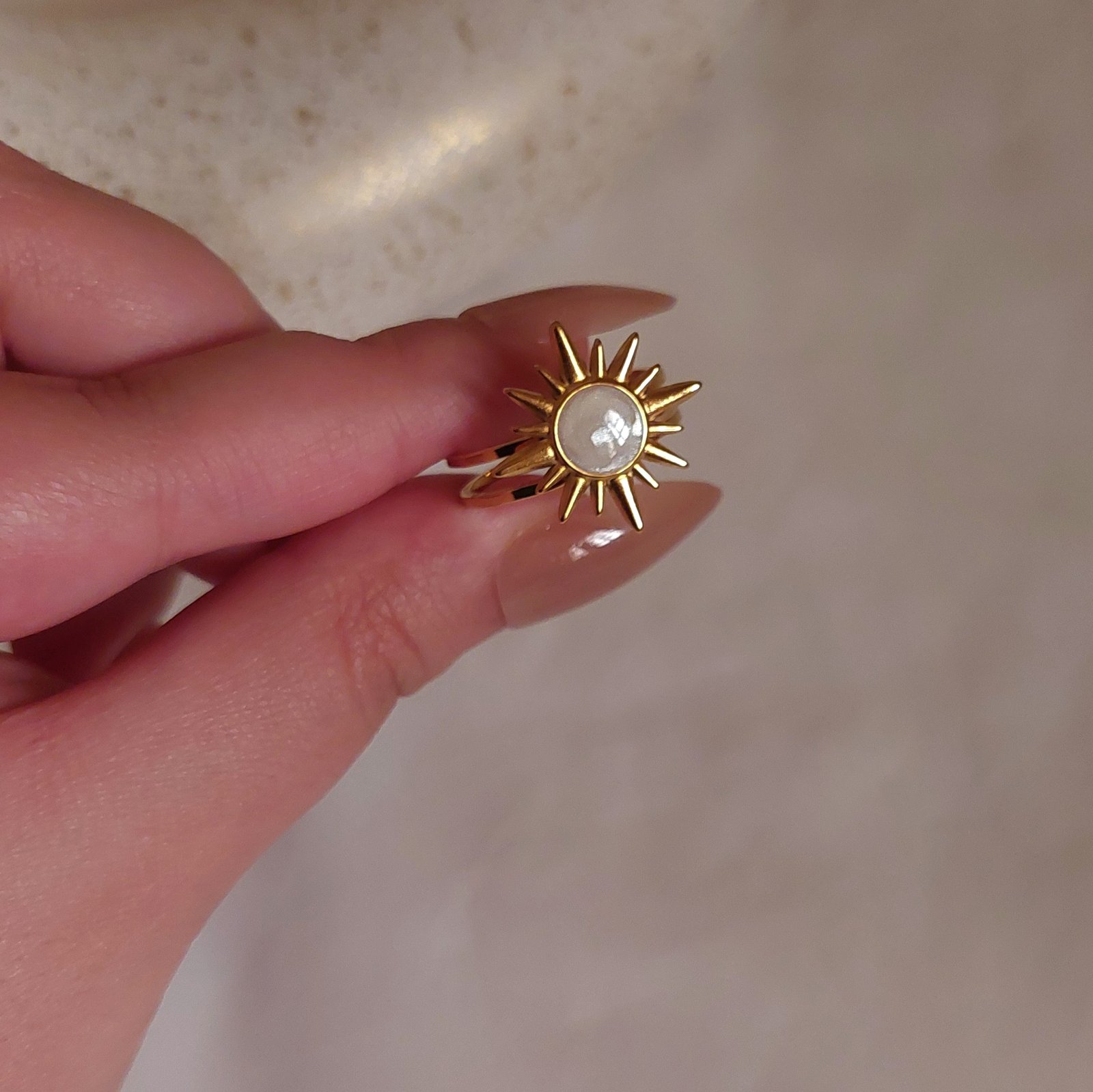 White Sun Ring - Image 1