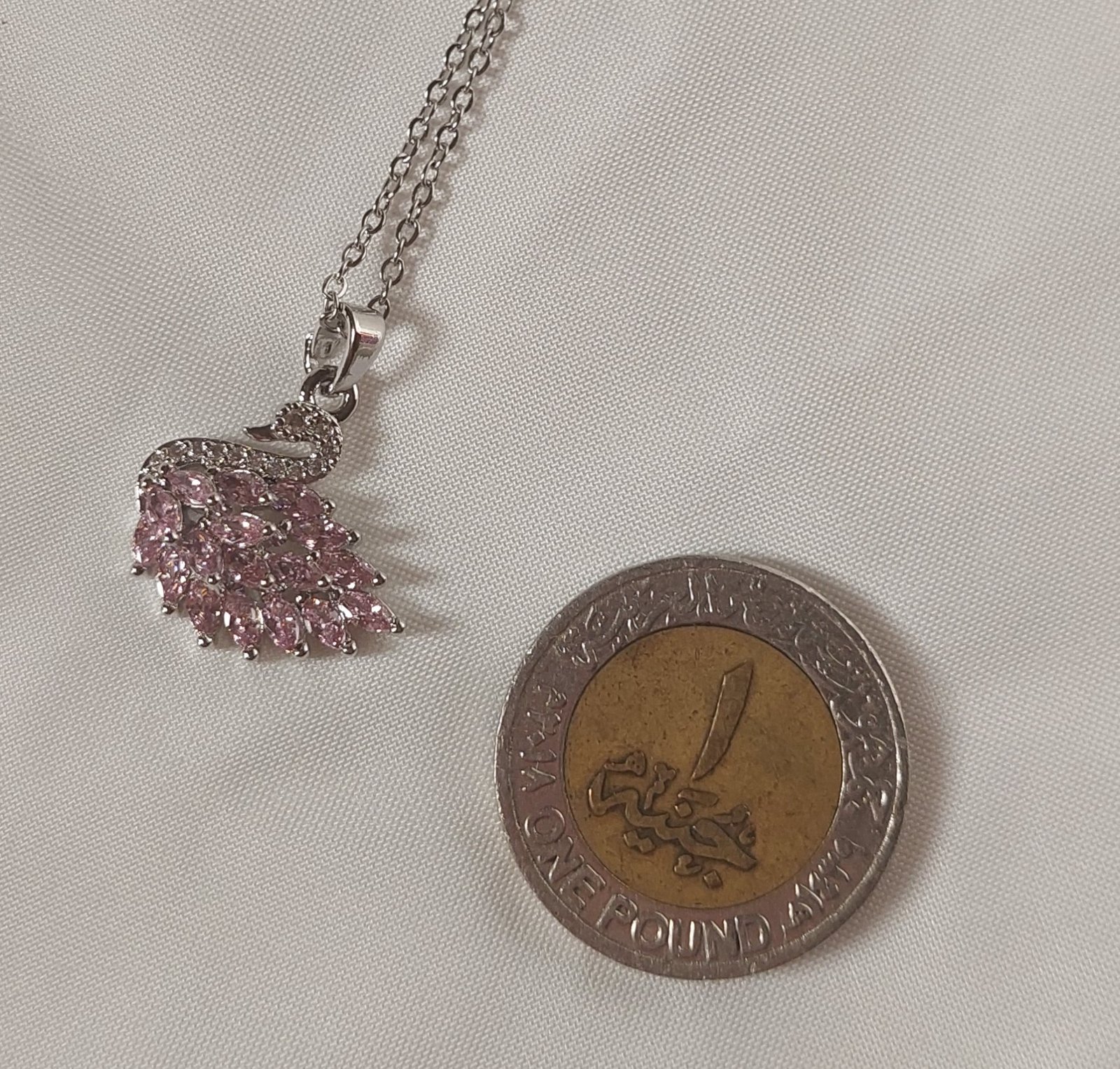 Silver Swan Necklace - Image 5