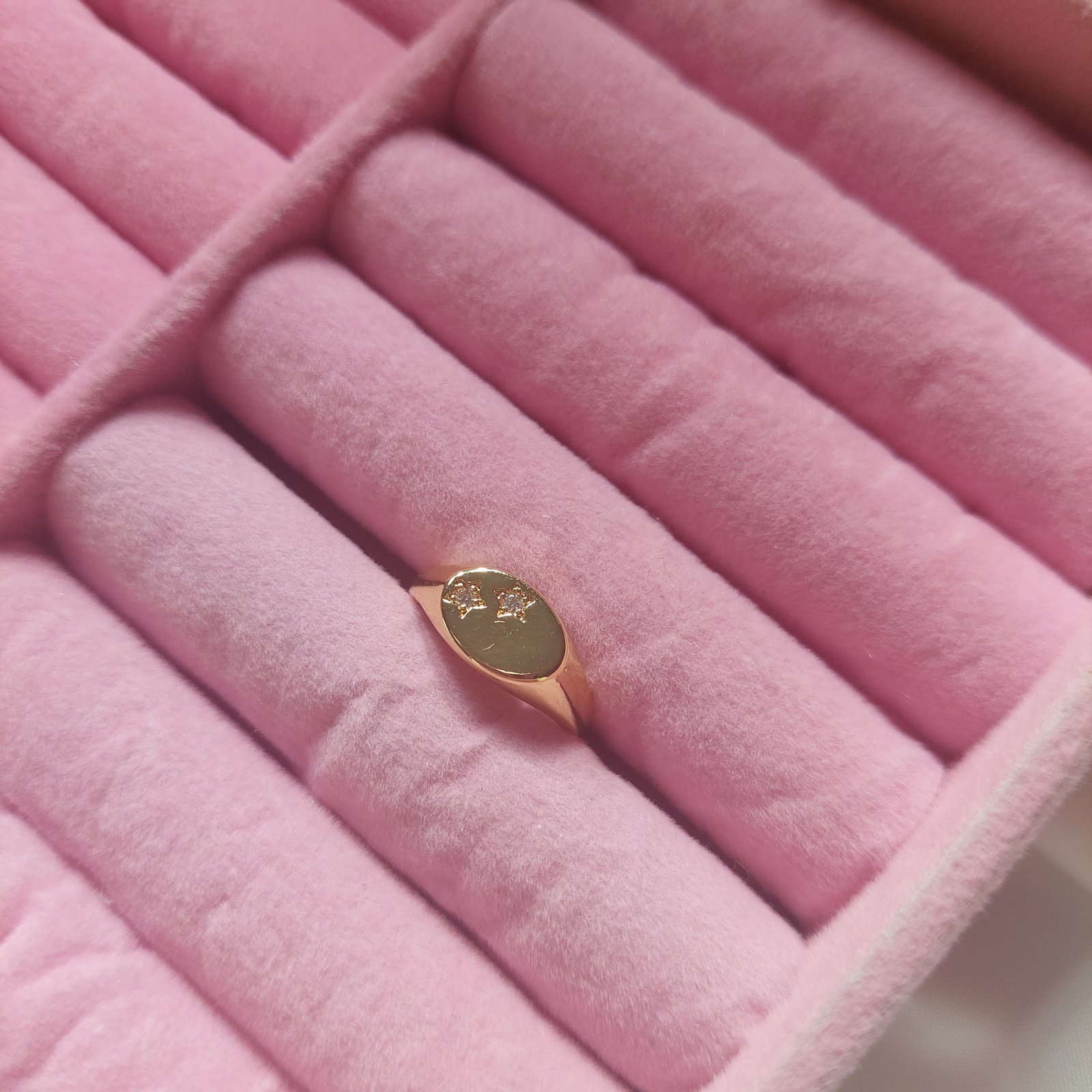 Starry Crystal Pinky Ring - صورة 1