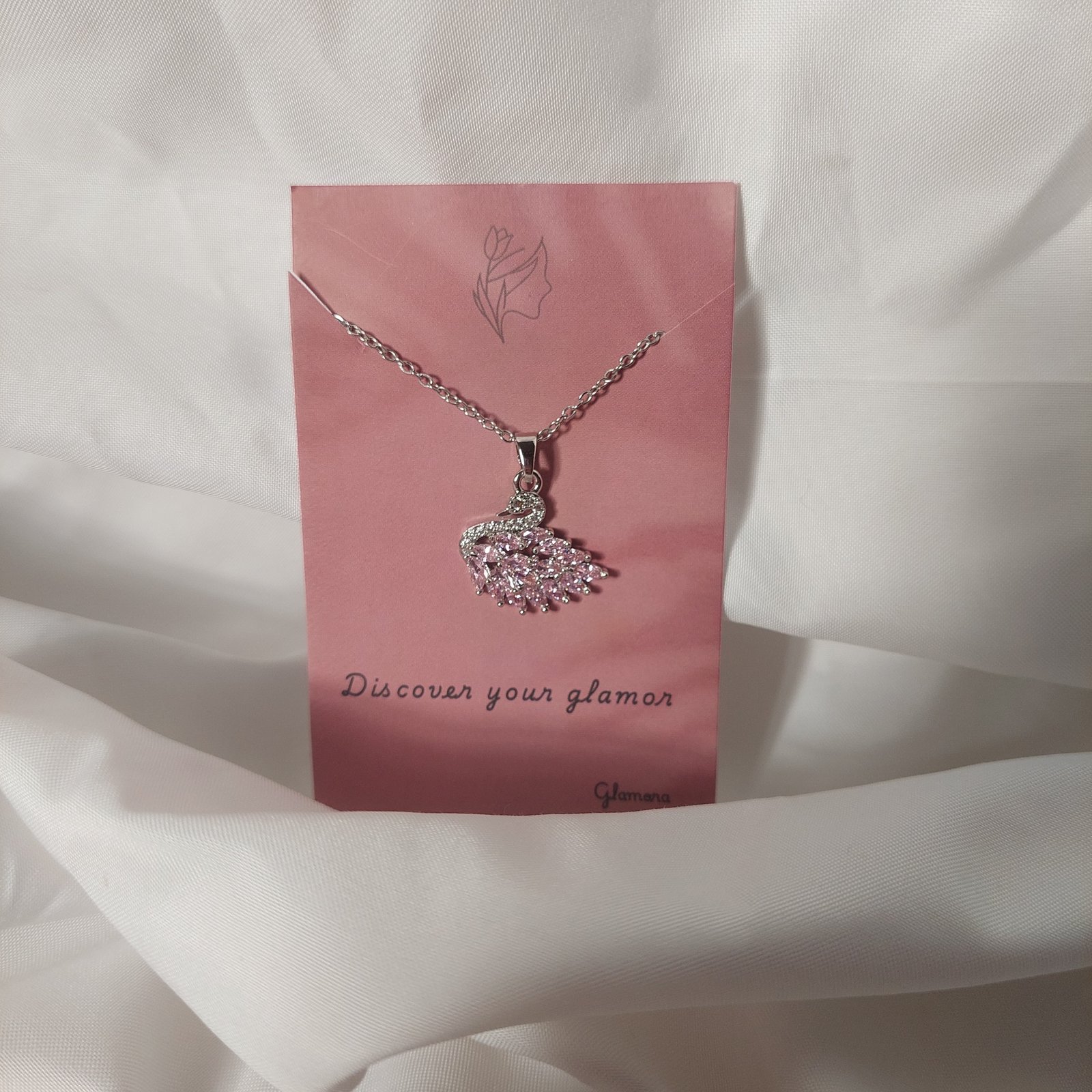 Silver Swan Necklace - Image 3