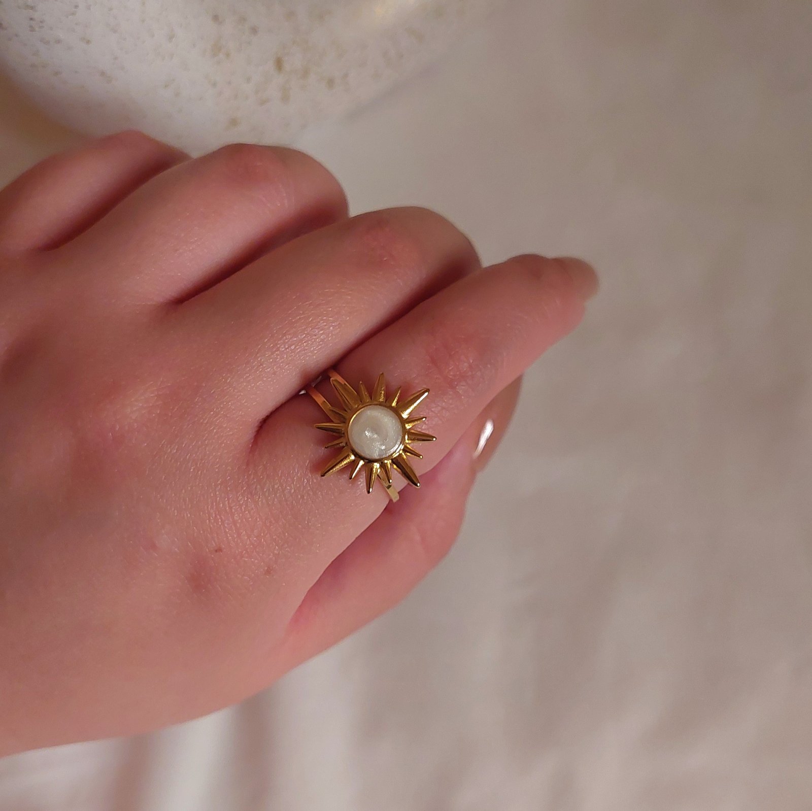 White Sun Ring - Image 2