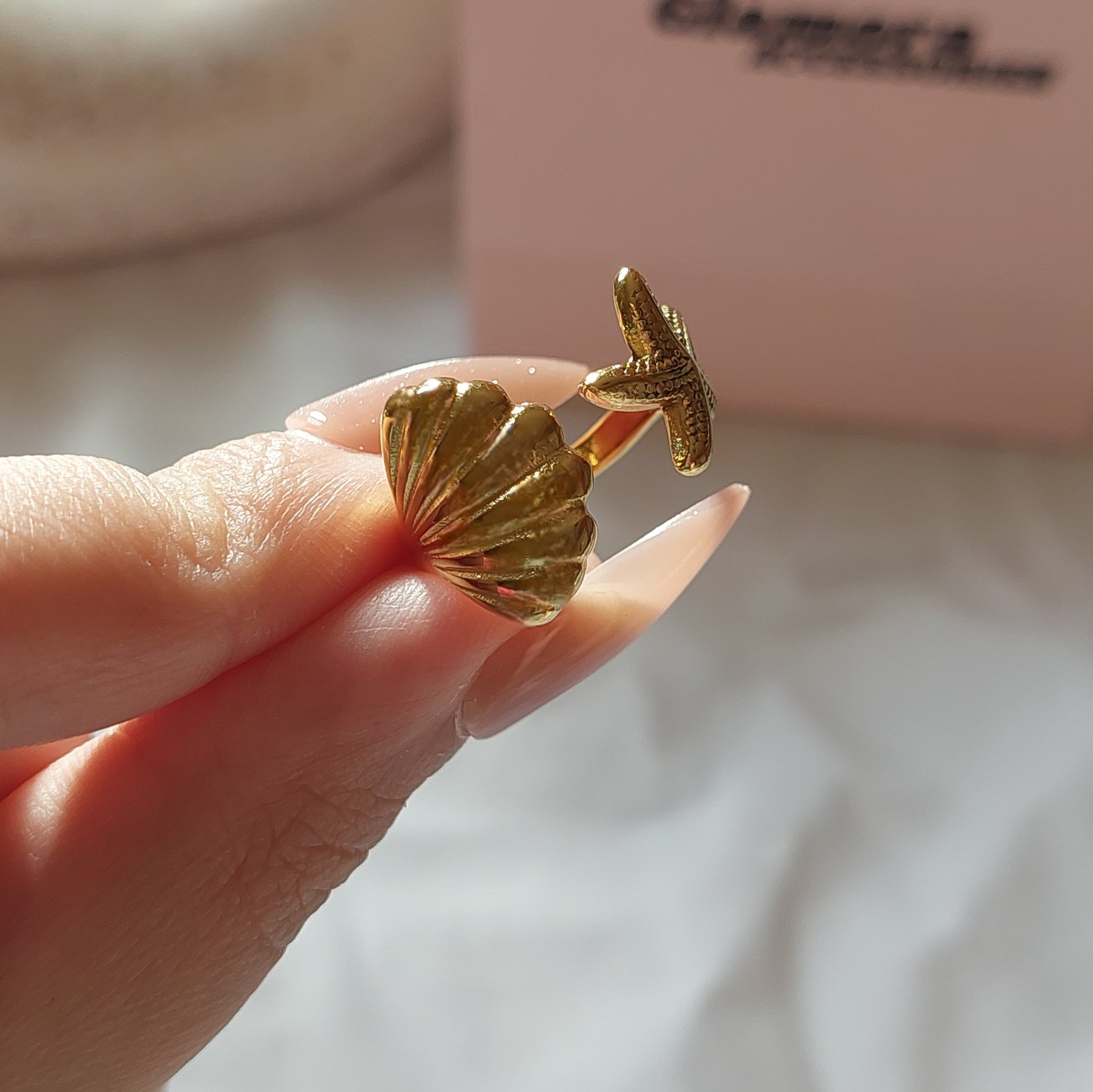 Shell & star ring - Image 1