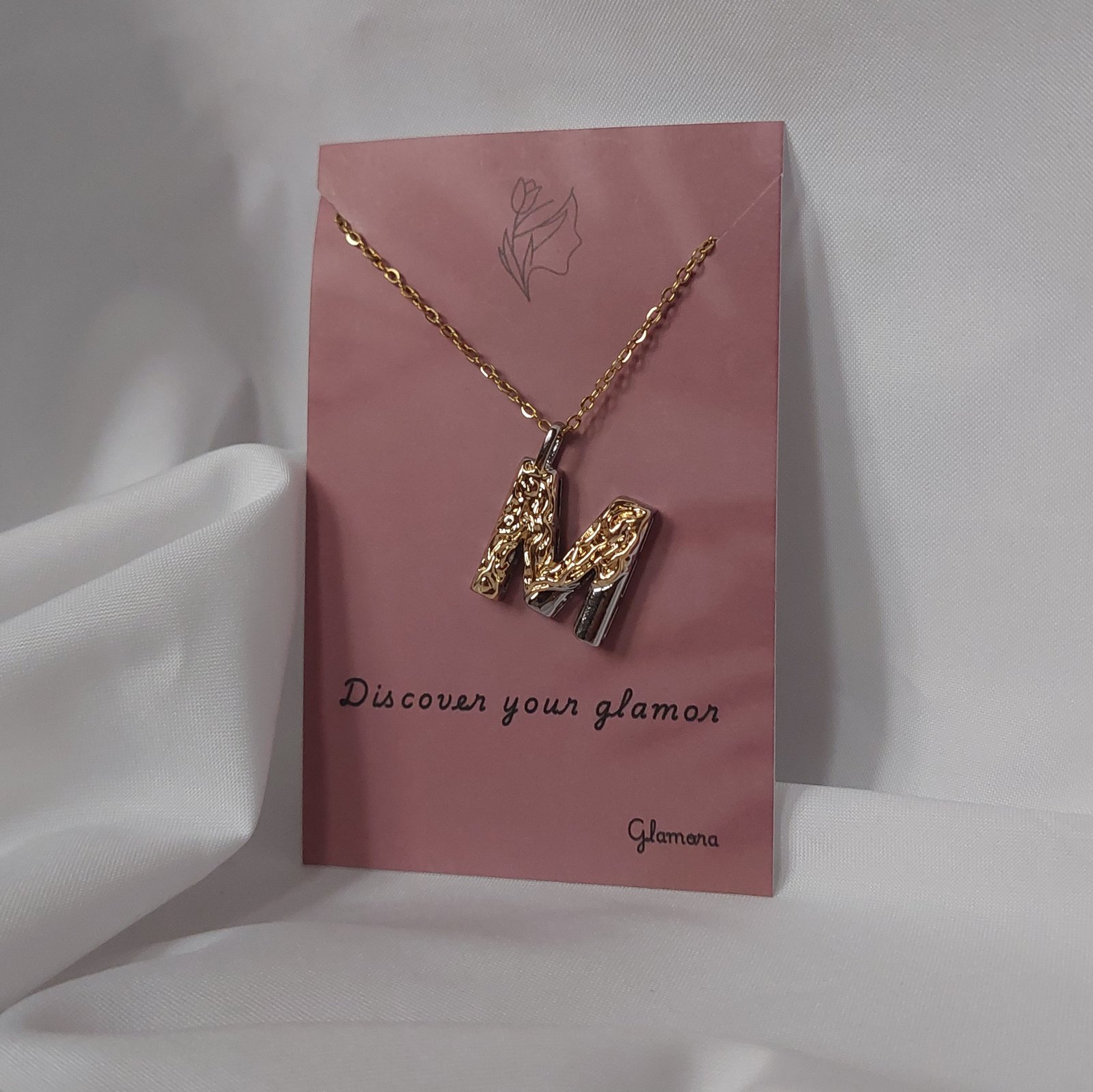 Mixed letter necklace - Image 1