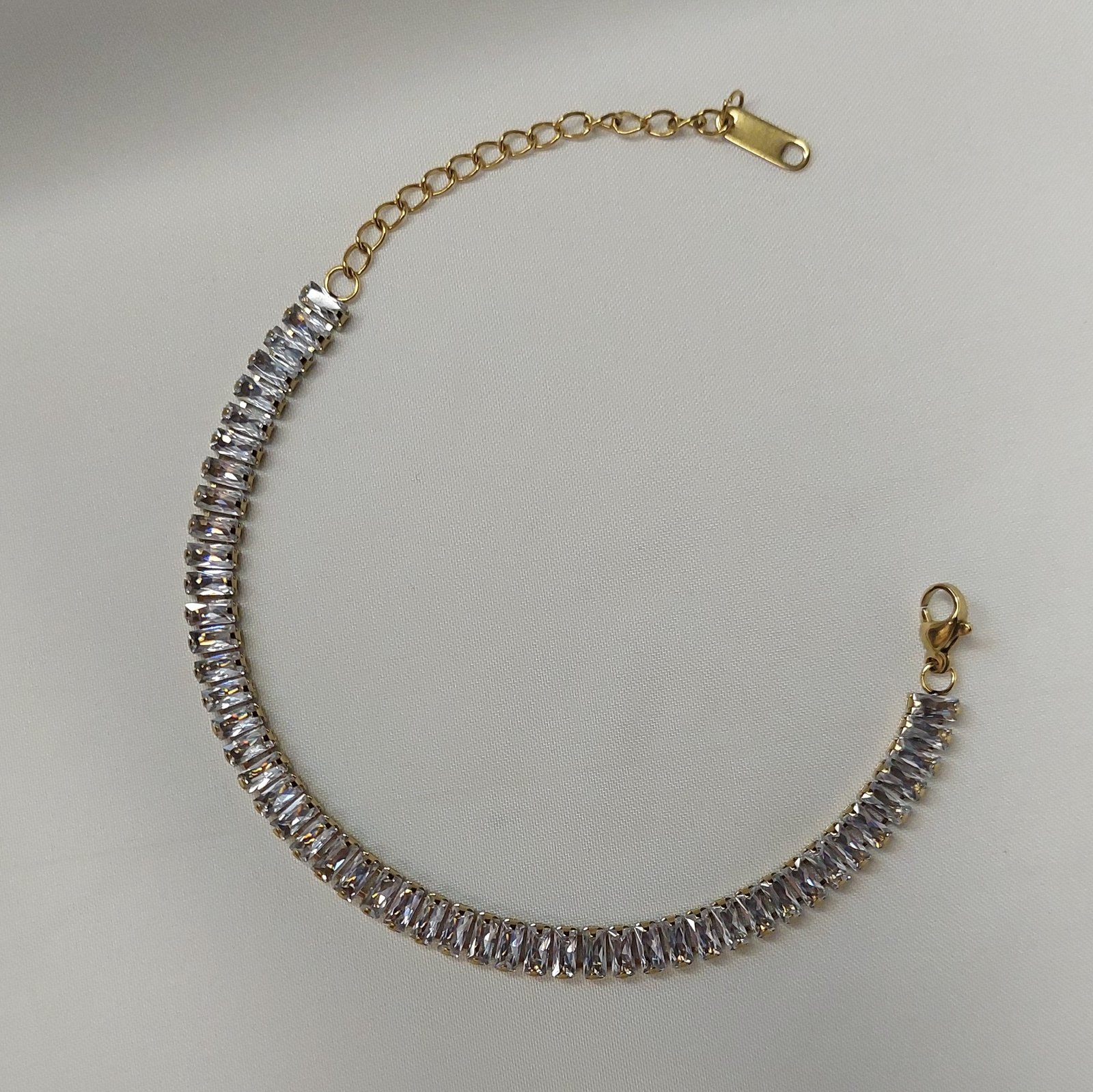 Rectangle Tennis Bracelet - Image 2