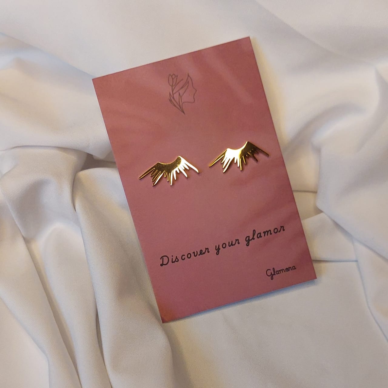 Minimal Sun Earrings - صورة 2