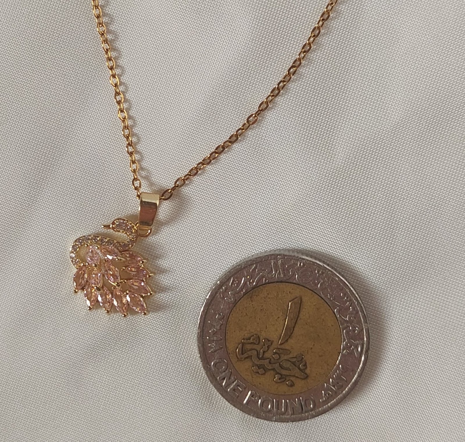 Pink Swan Necklace - Image 4