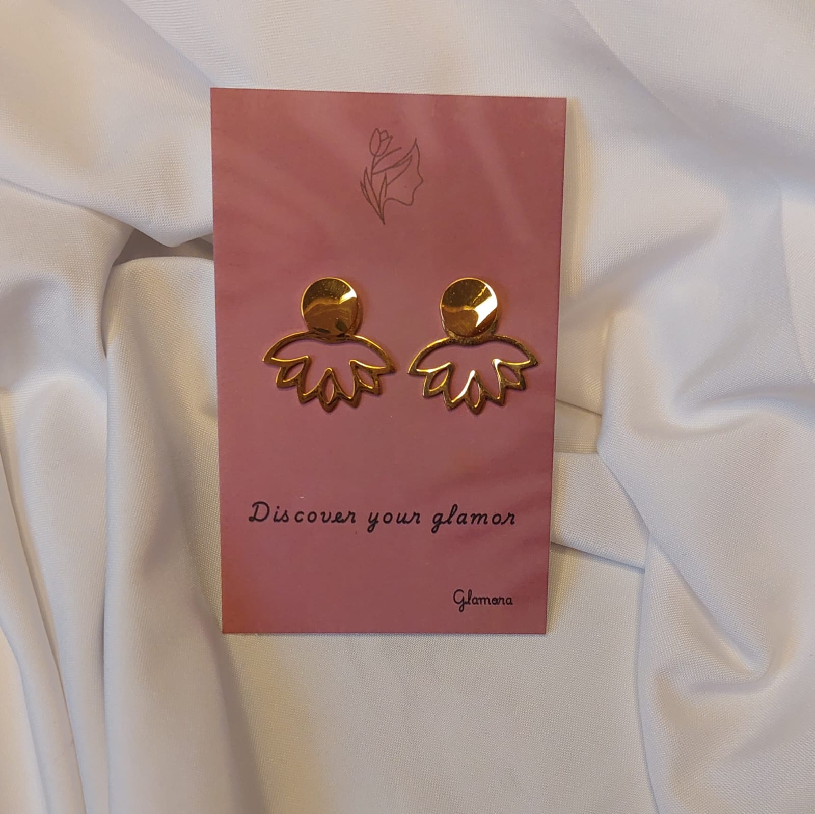 Elegant Sun Earrings - صورة 2