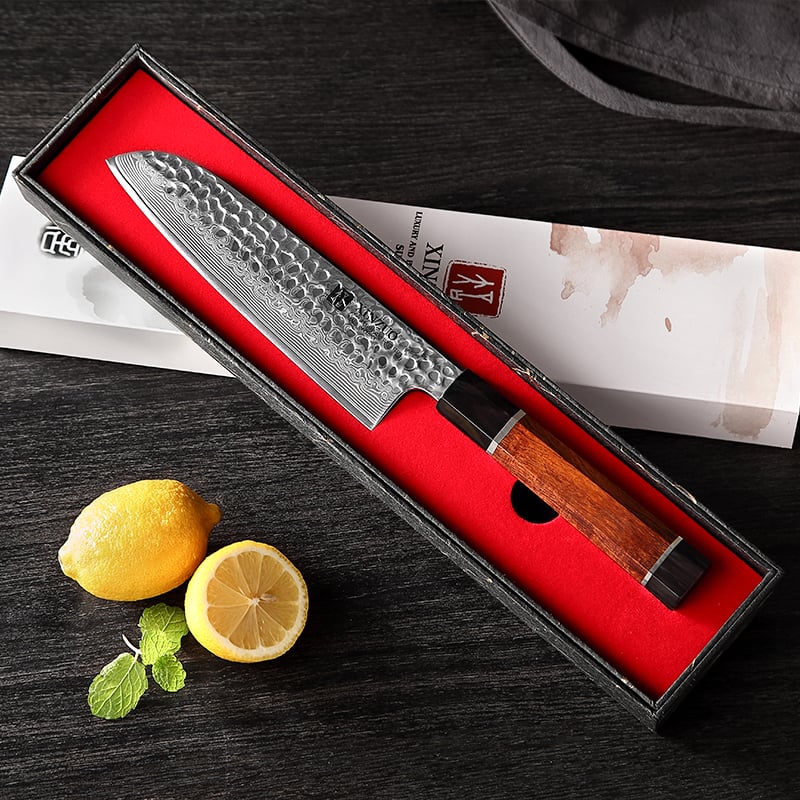 67Layers Damascus Steel Professional  7 inch Santoku Knife - Image 5