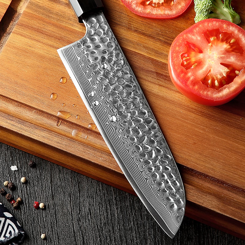 67Layers Damascus Steel Professional  7 inch Santoku Knife - Image 2