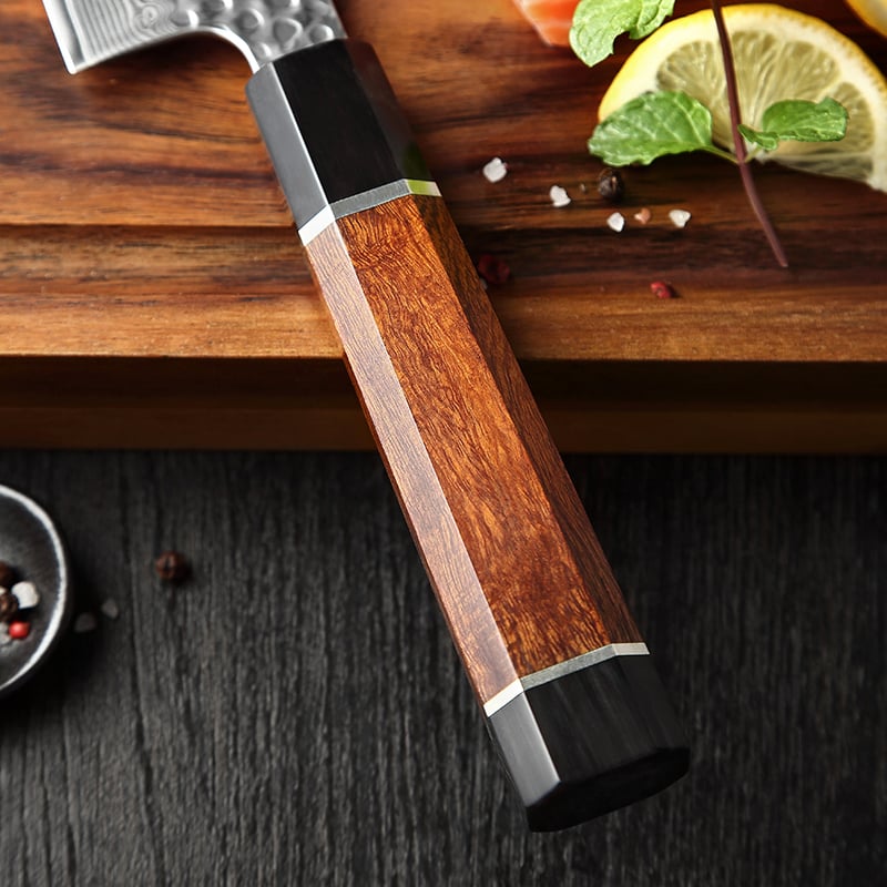 67Layers Damascus Steel Professional  7 inch Santoku Knife - Image 3