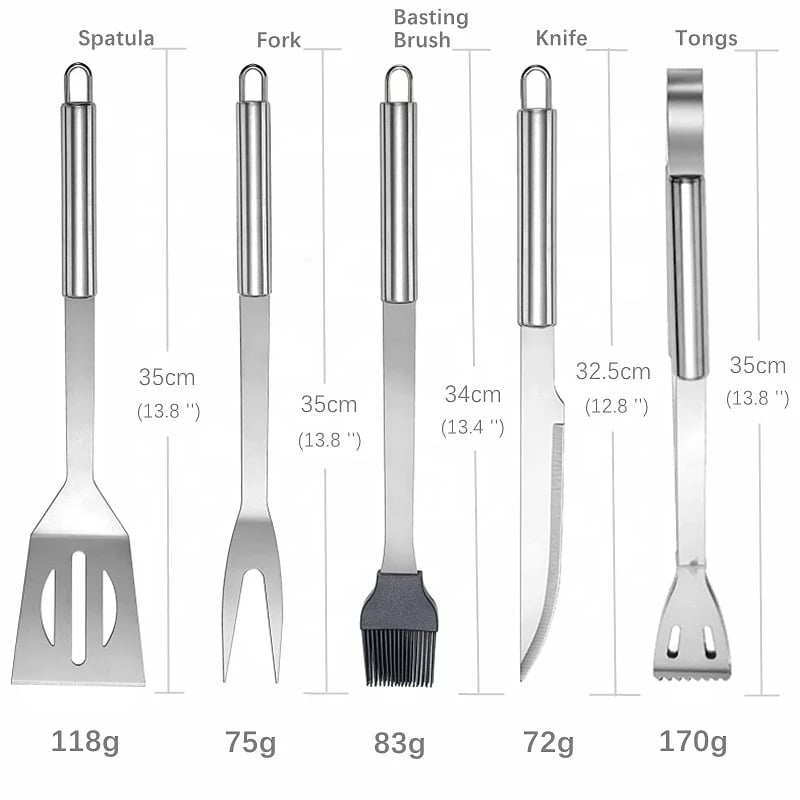 عدة شواء مكونة من 5 اصناف - Image 2